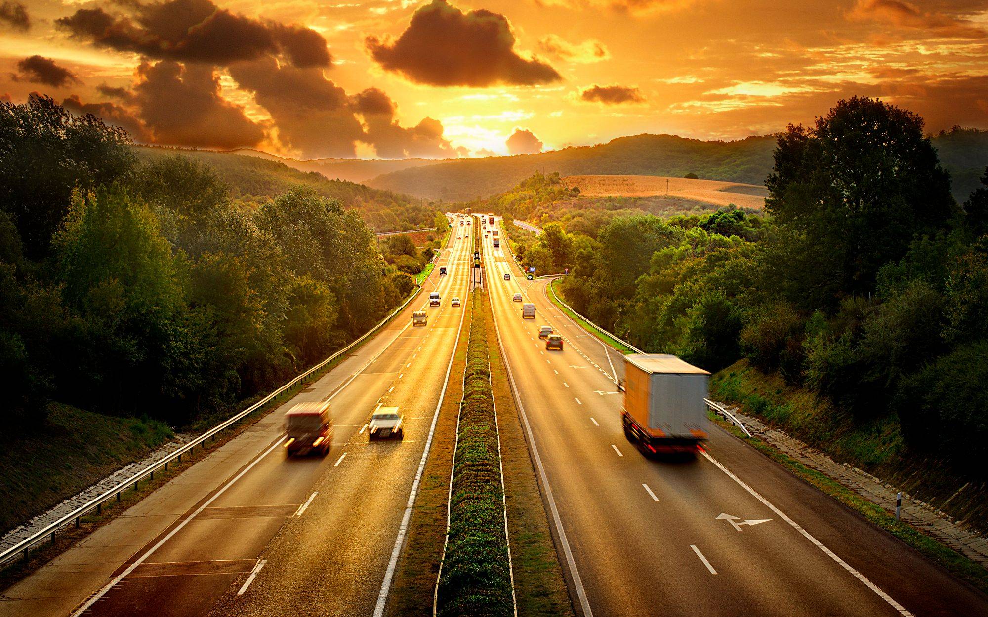 Sunset Freeway Trucks